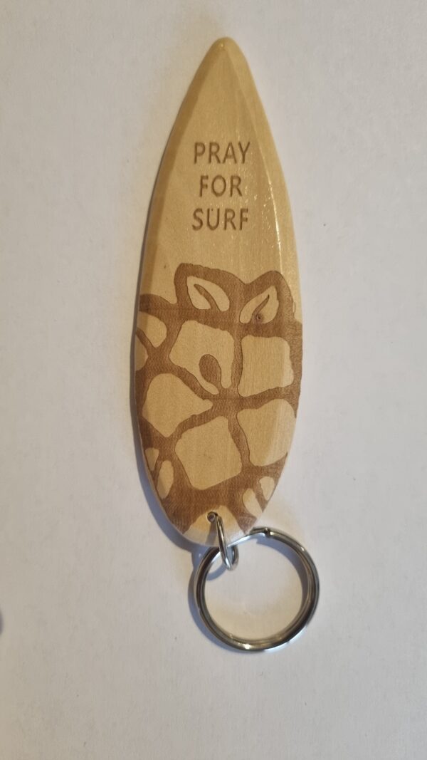 Porte-clés surf "Pray for surf" – Image 2